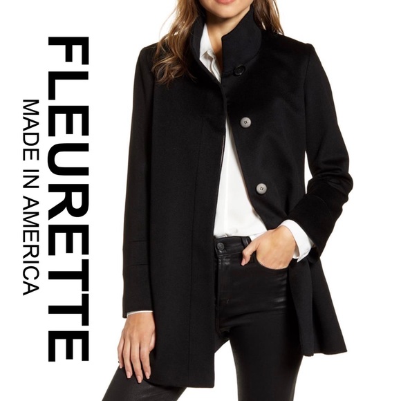 Fleurette Jackets & Coats Fleurette Italian Wool Car Coat Like New Poshmark